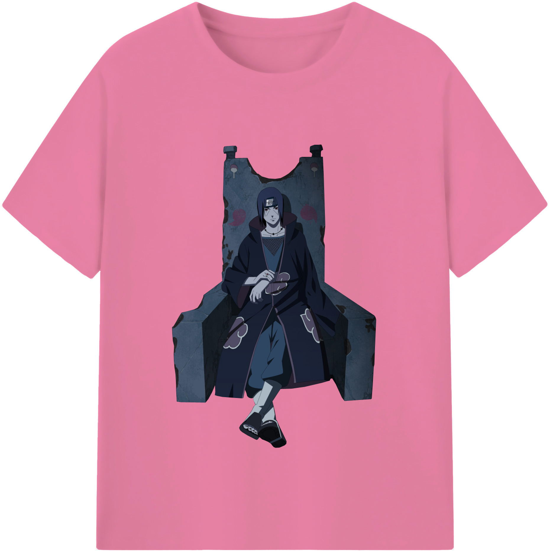 （画像用） NARUTO -ナルト- うちは イタチ Uchiha Itachi 綿100％半袖Tシャツ（フロントプリント）